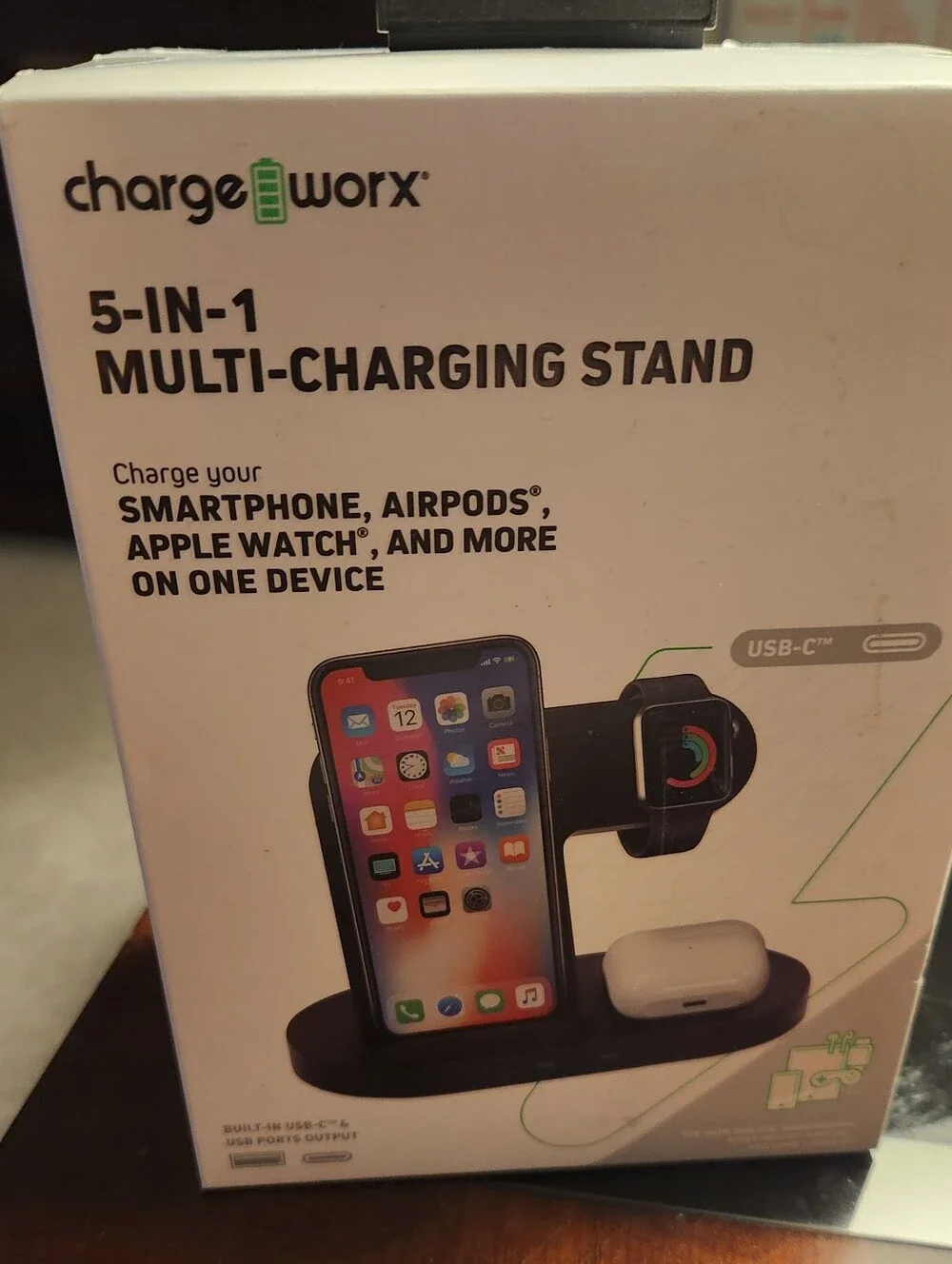 Charge Worx 5-in-1 Multi-Charging Stand